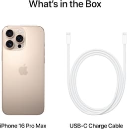 Apple iPhone 16 Pro Max (256 GB) - Desert Titanium with Face ID | Tax Paid | 2 Years Official Warranty
