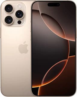 Apple iPhone 16 Pro Max (256 GB) - Desert Titanium with Face ID | Tax Paid | 2 Years Official Warranty
