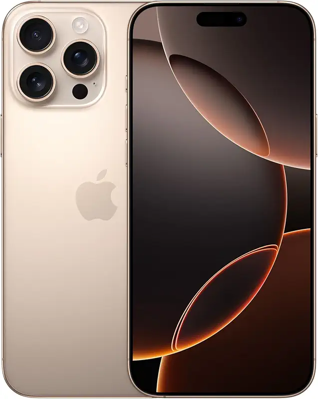 Apple iPhone 16 Pro Max (256 GB) - Desert Titanium with Face ID | Tax Paid | 2 Years Official Warranty
